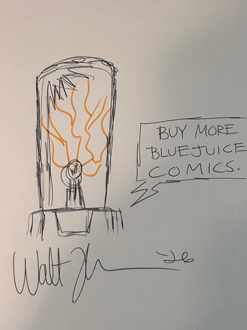 Knights Vol1 Hardcover Custom Art and Signature by Walt Flanagan